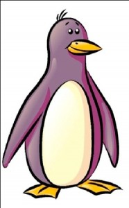 dibujo pinguino